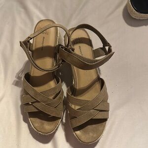 Tan Strappy Women's Sandals